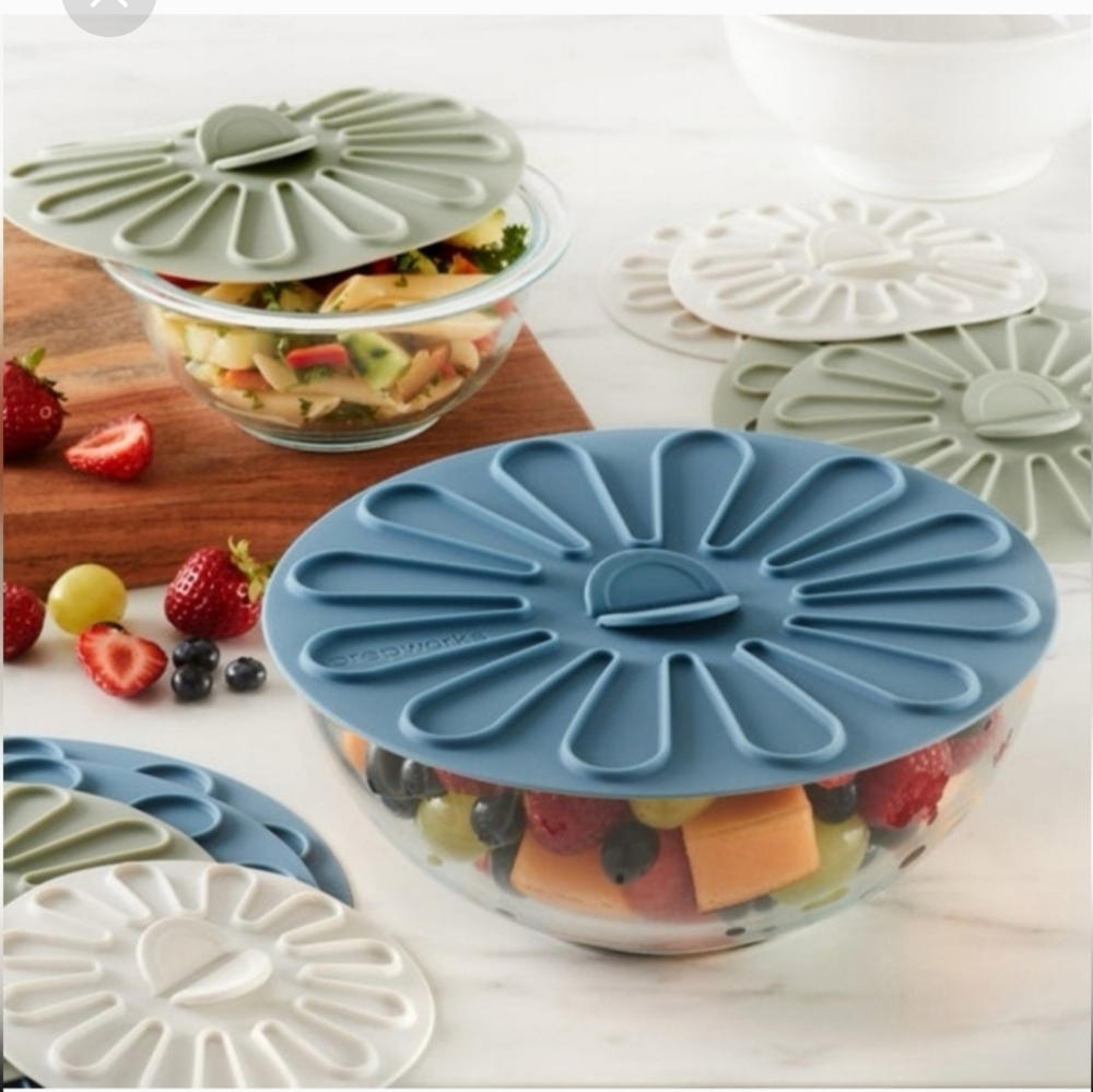 PrepWorks Multi-Function Silicone Lids, Set of 10, New